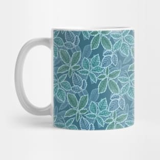 Winter leaves Mug